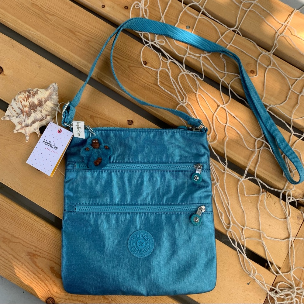 Kipling Keiko Turkish tile Metallic Crossbody Bag